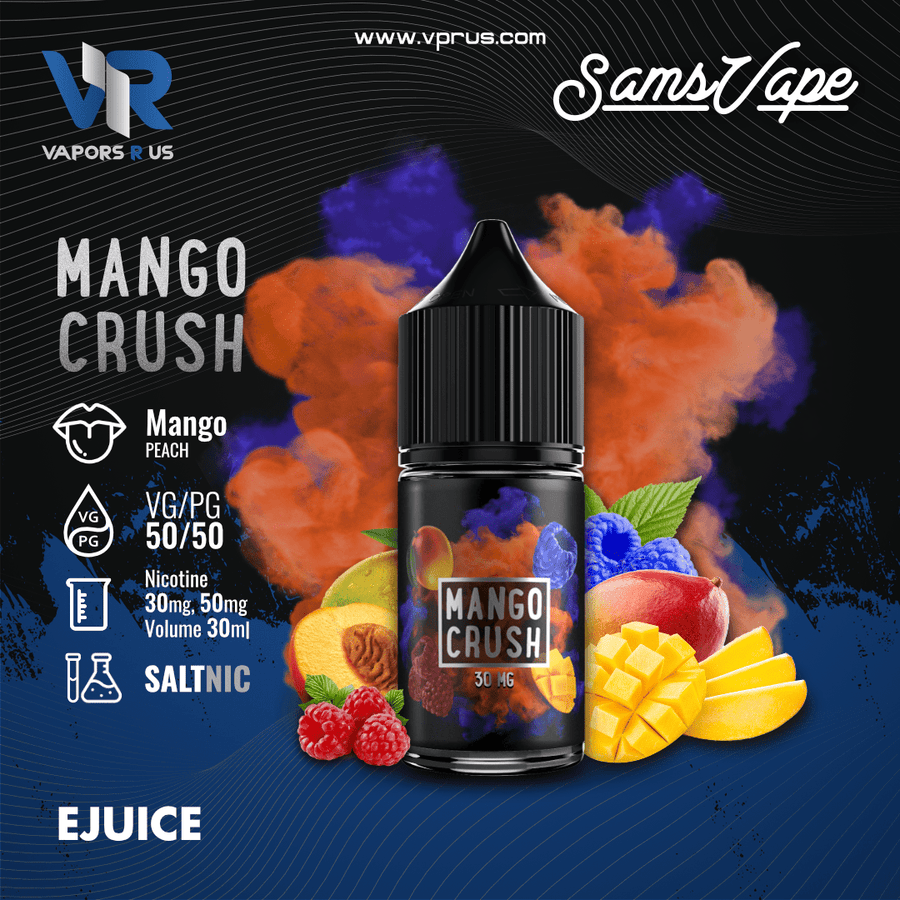 SAM'S VAPE - Mango Crush 30ml (SaltNic) | Vapors R Us LLC