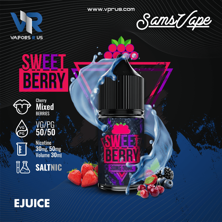 SAM'S VAPE - Sweet Berry 30ml (SaltNic) | Vapors R Us LLC