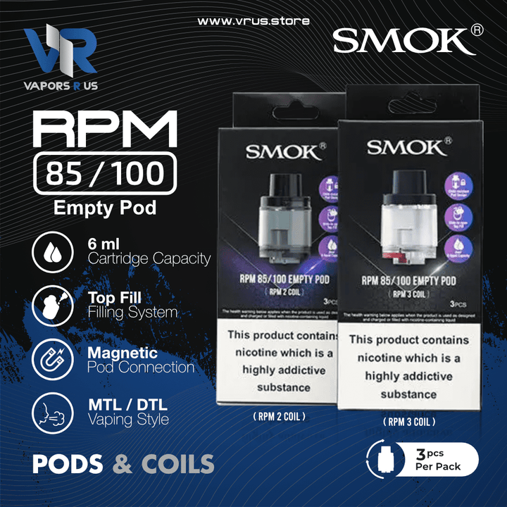 SMOK - RPM 85 100 Empty Pod