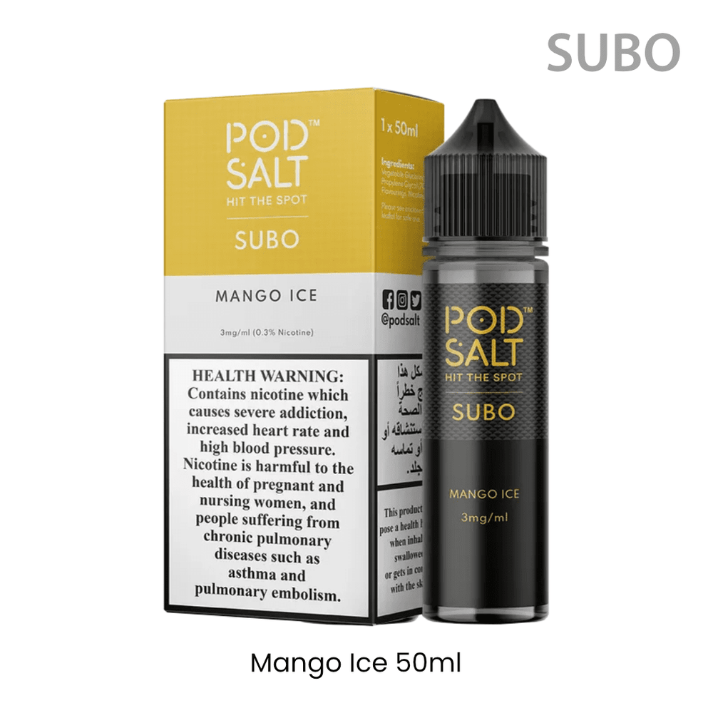 POD SALT SUBO - Mango Ice 50ml | Vapors R Us LLC