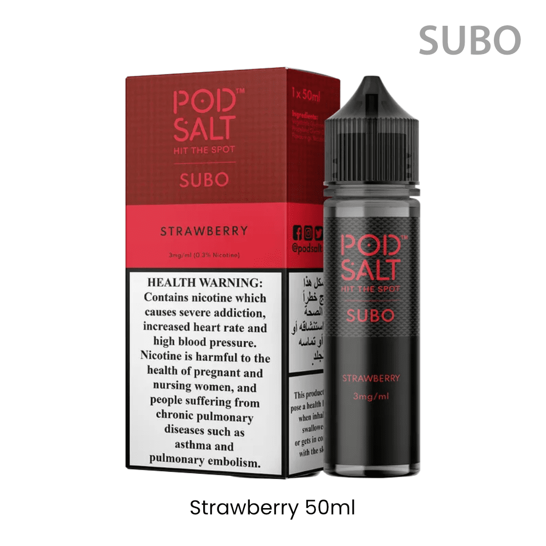 POD SALT SUBO - Strawberry 50ml | Vapors R Us LLC