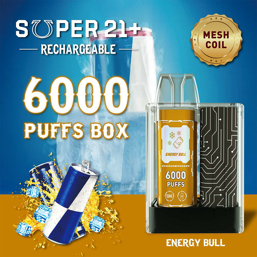 YECOO - SUPER 21+ 6000 Puffs Rechargeable Disposable | Vapors R Us LLC