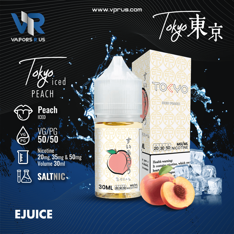 TOKYO - Iced Peach 30ml (SaltNic) | Vapors R Us LLC