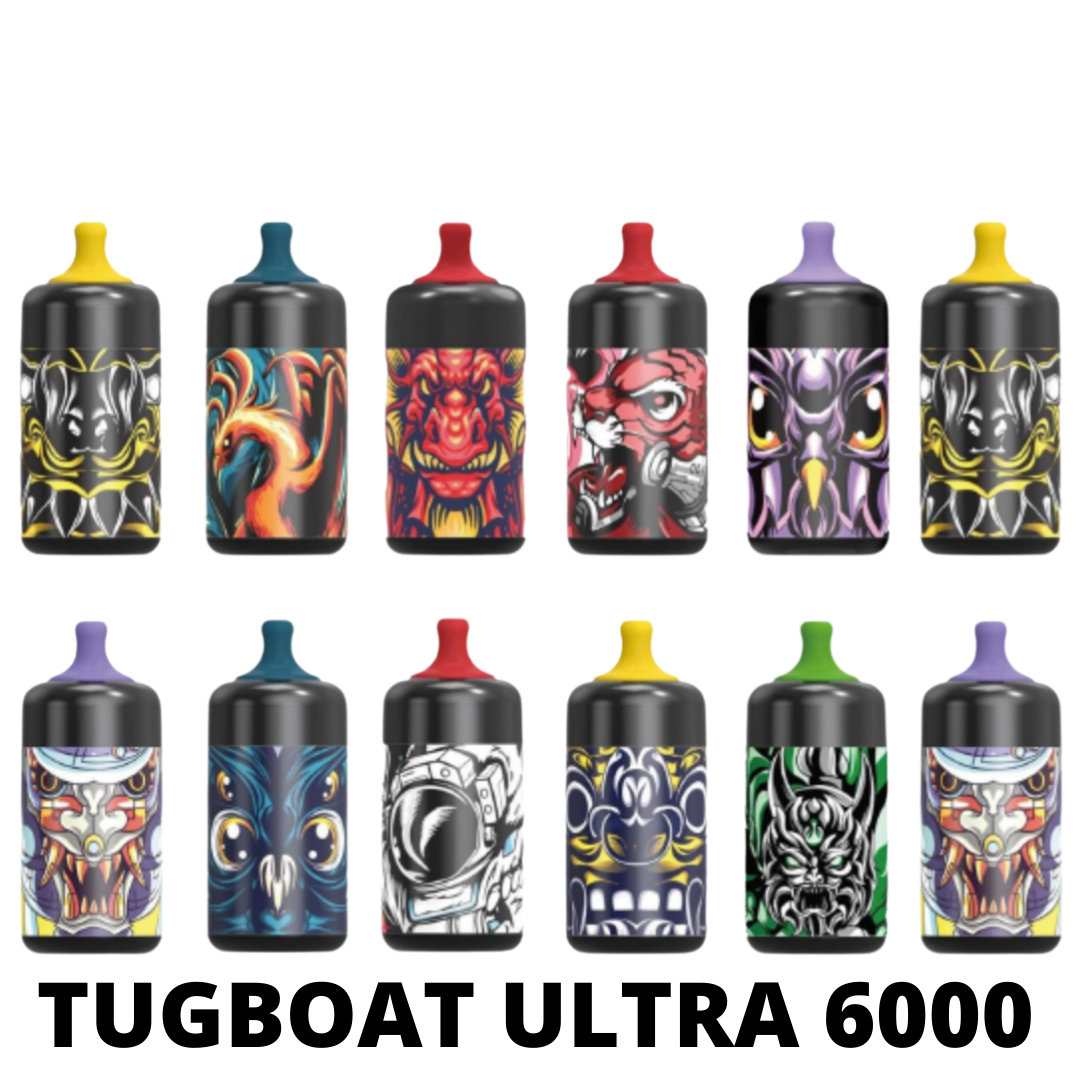 TUGBOAT - ULTRA Disposable Vape Device 6000 Puffs 600mAh | Vapors R Us LLC