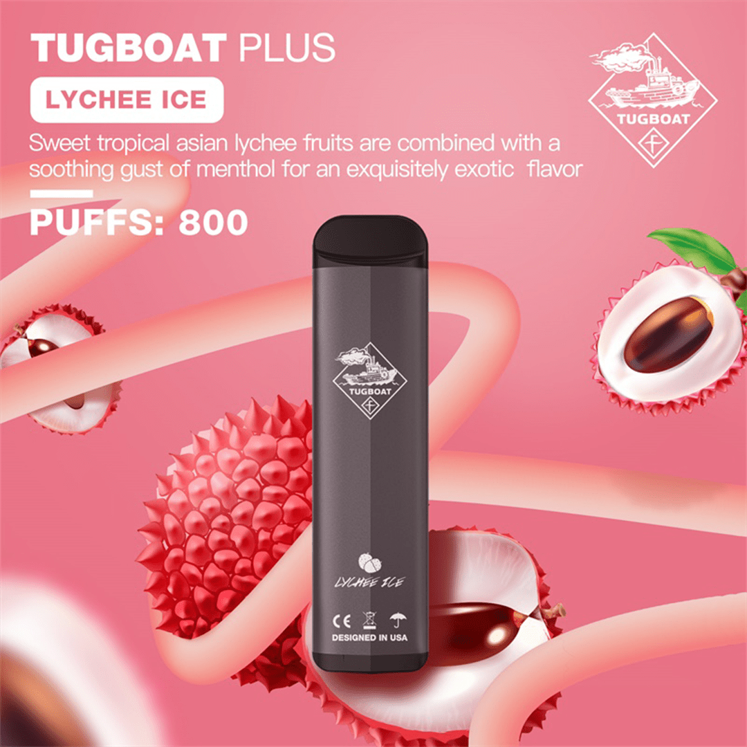 TUGBOAT - PLUS Disposable Pod Device 800 PUFFS | Vapors R Us LLC