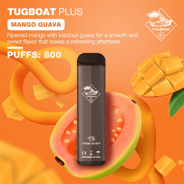 TUGBOAT - PLUS Disposable Pod Device 800 PUFFS | Vapors R Us LLC
