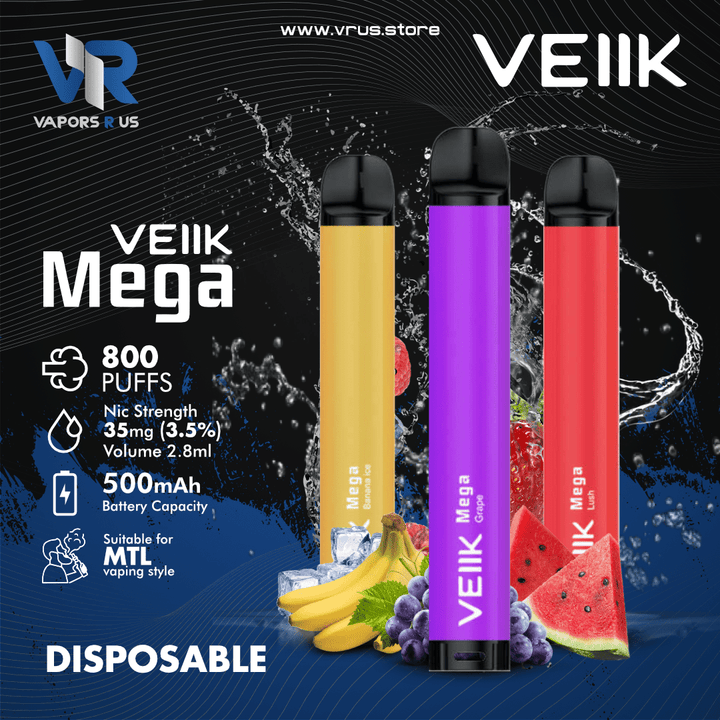 VEIIK - Micko Mega 800 Puffs Disposable Vape - 35mg | Vapors R Us LLC
