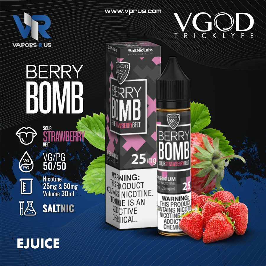 VGOD - Berry Bomb 30ml (SaltNic) | Vapors R Us LLC