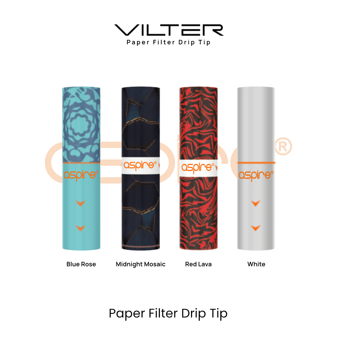ASPIRE - VILTER Filters (Pack of 10) | Vapors R Us LLC