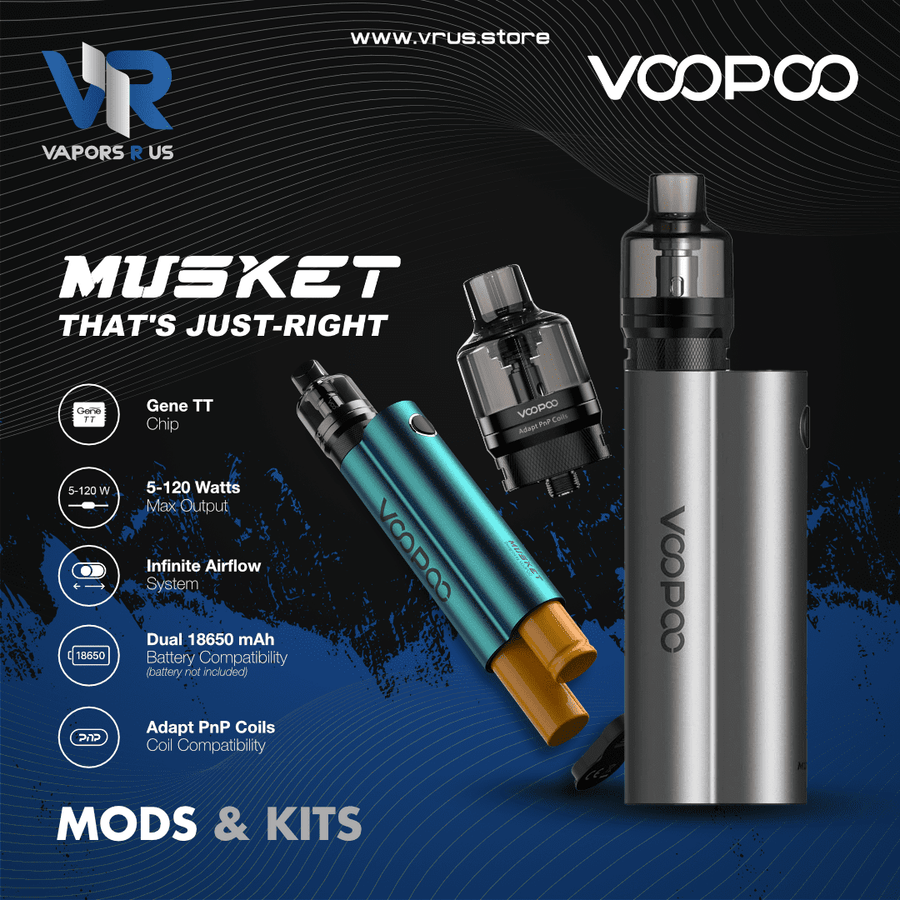 VOOPOO - Musket 120W Box Kit 4.5ml | Vapors R Us LLC