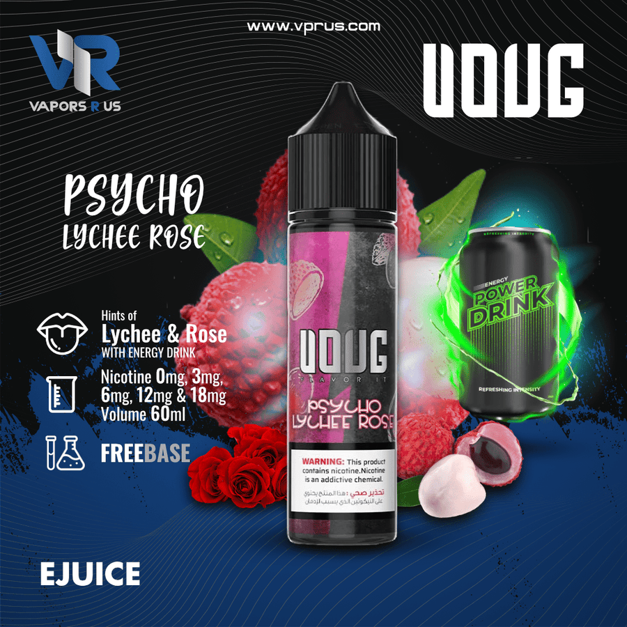 VOUG - Psycho Lychee Rose 60ml | Vapors R Us LLC