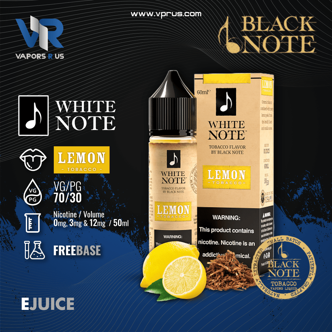 WHITE NOTE - Lemon Tobacco 60ml | Vapors R Us LLC