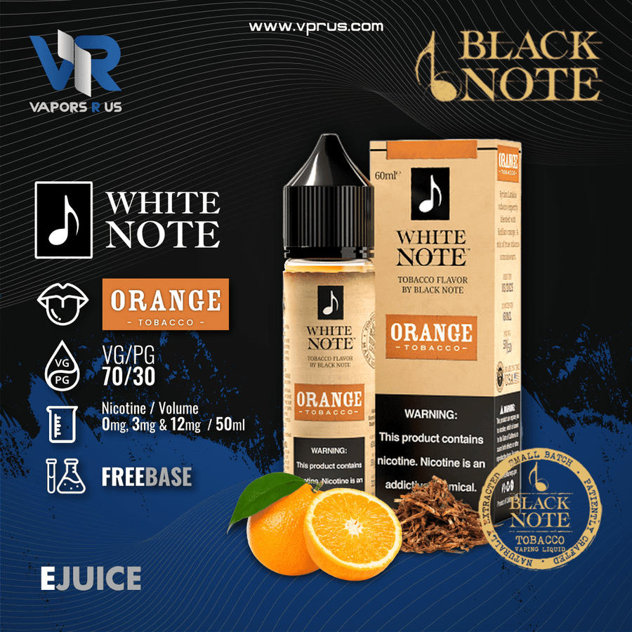 WHITE NOTE - Orange Tobacco 60ml | Vapors R Us LLC