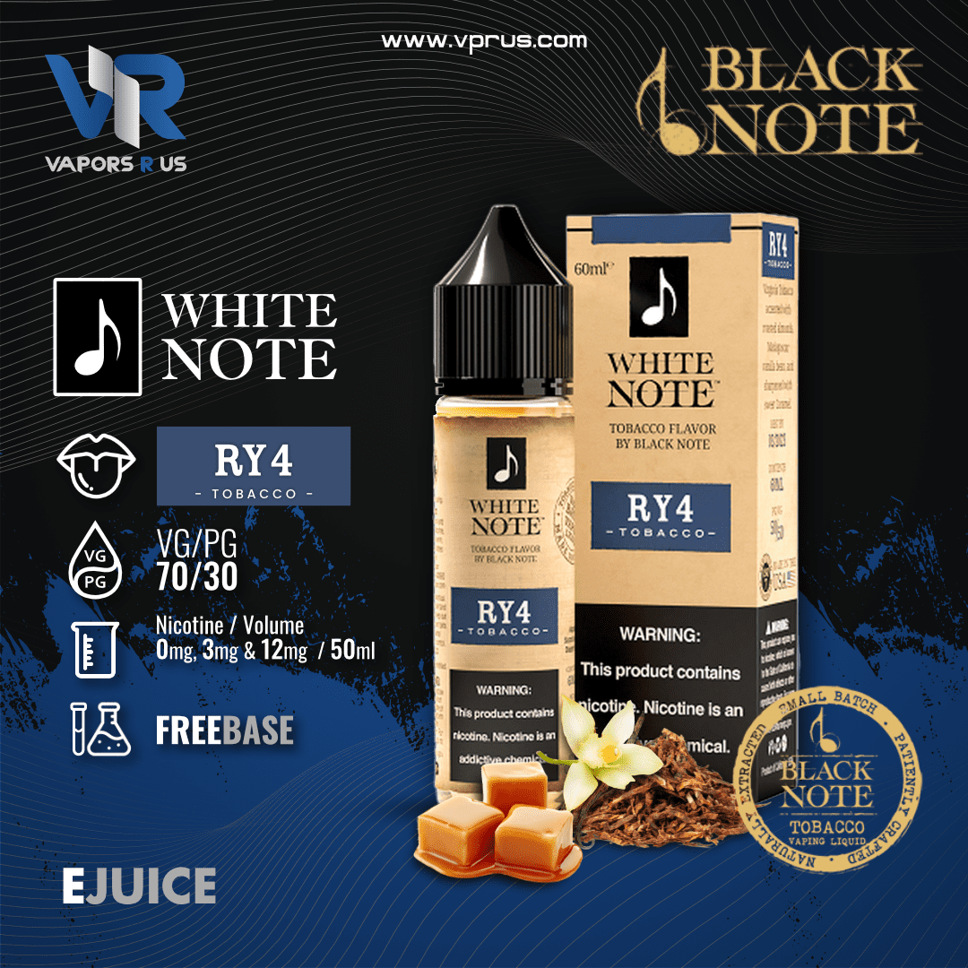 WHITE NOTE - RY4 Tobacco 60ml | Vapors R Us LLC