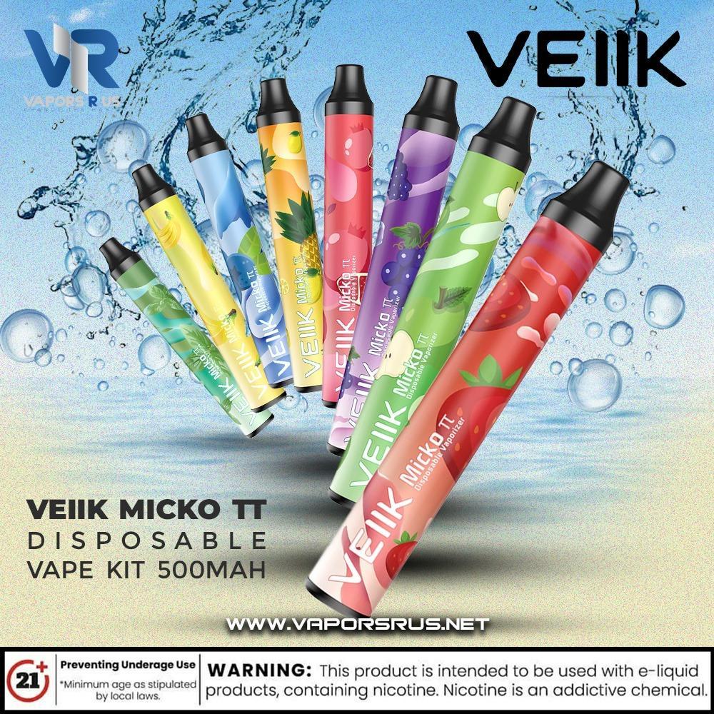 VEIIK - Micko TT Disposable Vape Kit 500mAh | Vapors R Us LLC