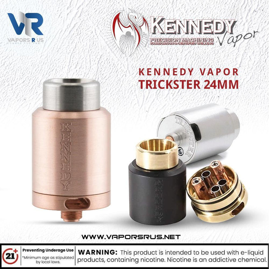 KENNEDY VAPOR - Trickster 24mm | Vapors R Us LLC