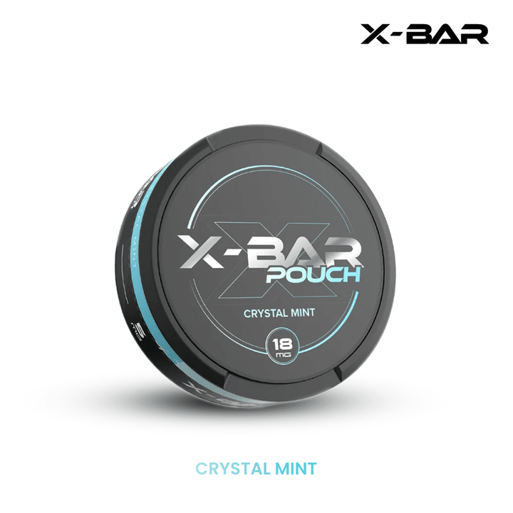 X-Bar Crystal Mint Nicotine Pouches 9 mg | Vapors R Us LLC