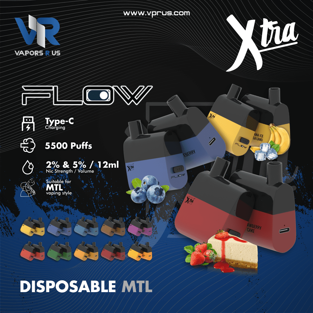 XTRA Flow Disposable (5500 PUFFS) | Vapors R Us LLC