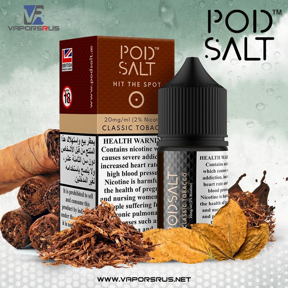 POD SALT CORE - Classic Tobacco 30ml (SaltNic) | Vapors R Us LLC