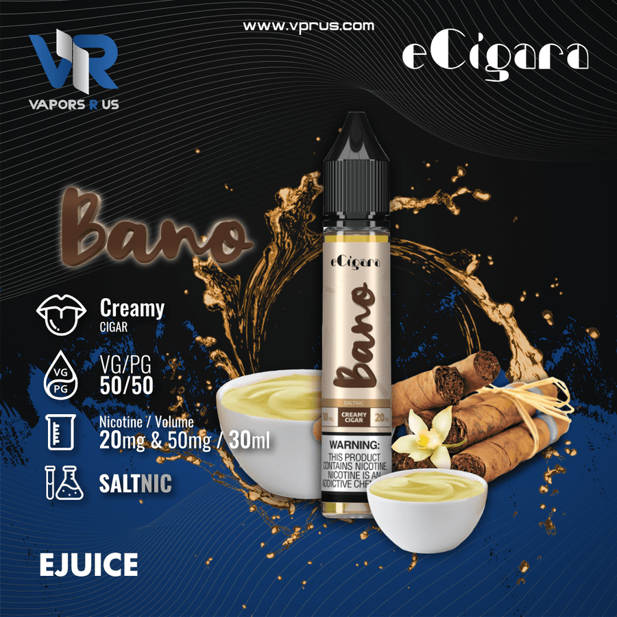 ECIGARA - Bano 30ml (SaltNic) | Vapors R Us LLC