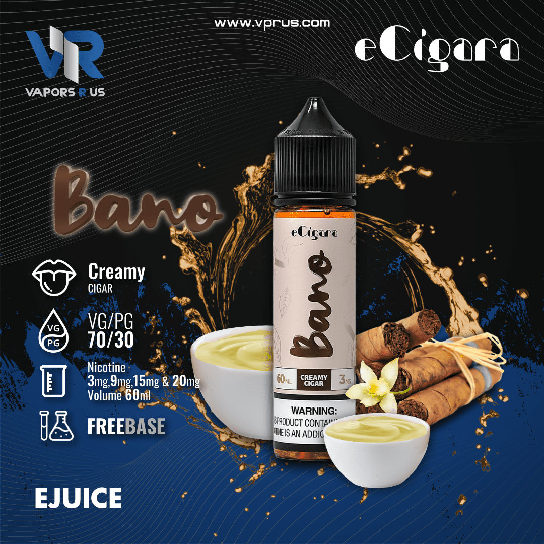 ECIGARA - Bano 60ml | Vapors R Us LLC