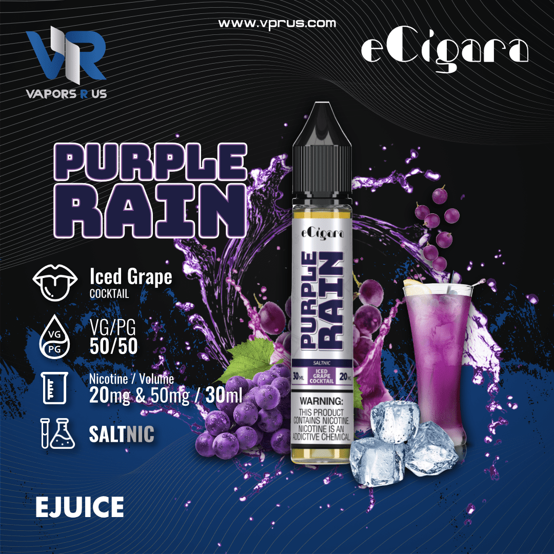ECIGARA - Purple Rain 30ml (SaltNic) | Vapors R Us LLC