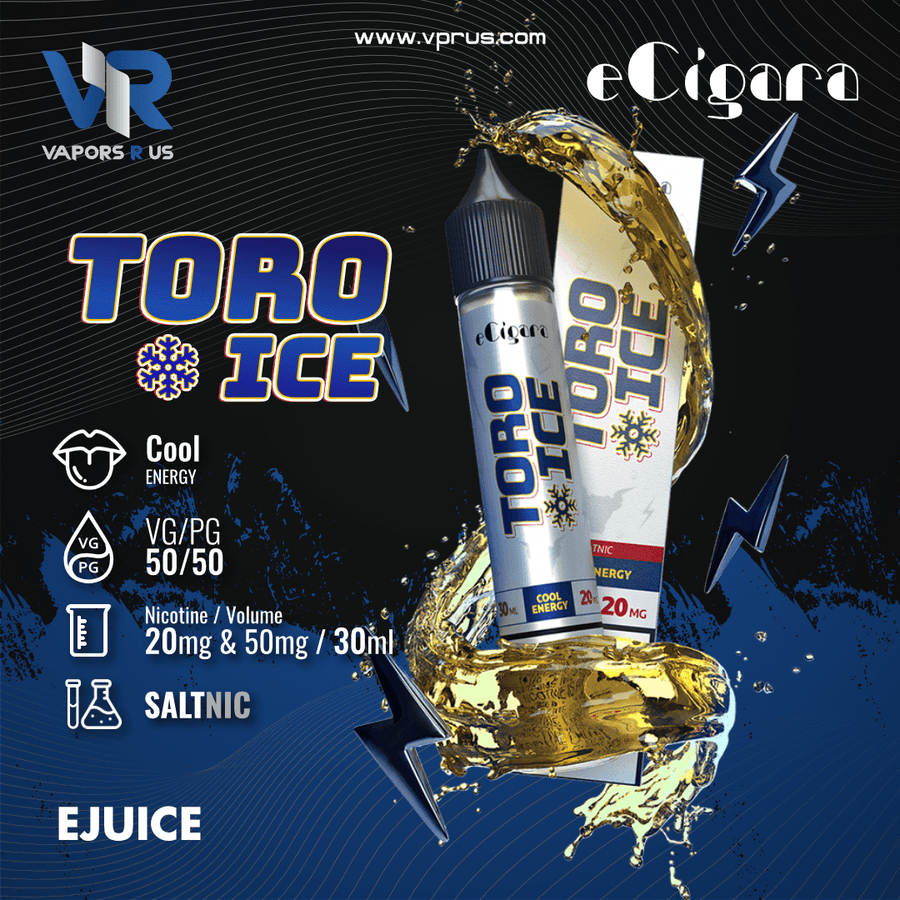 eCigara - Toro Ice 30ml (SaltNic)