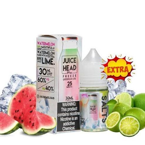 JUICE HEAD - Watermelon Lime Freeze 30ml (SaltNic) | Vapors R Us LLC