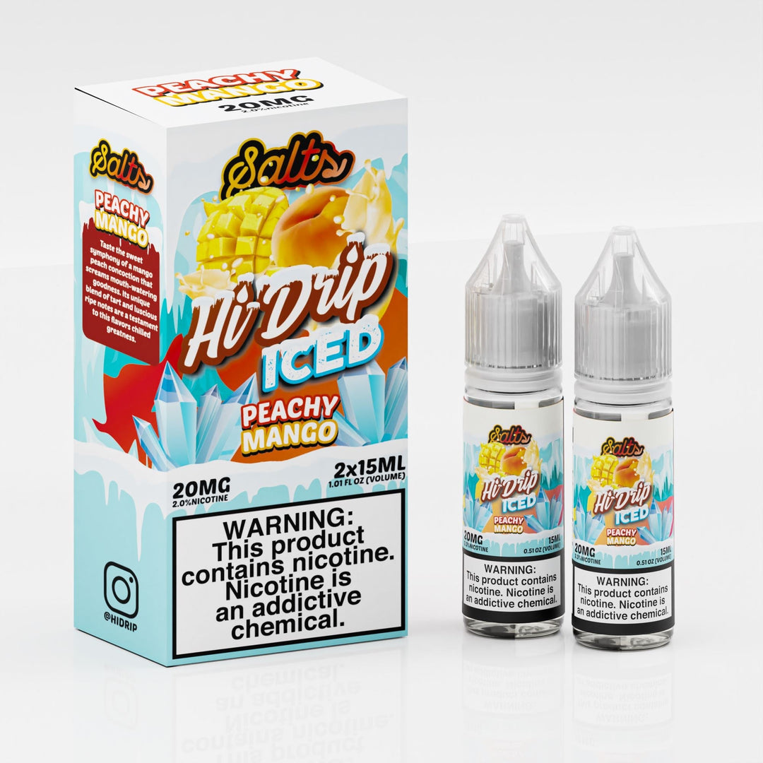 Hi Drip Salts - Peachy Mango ICE (2 x 15ml) | Vapors R Us LLC