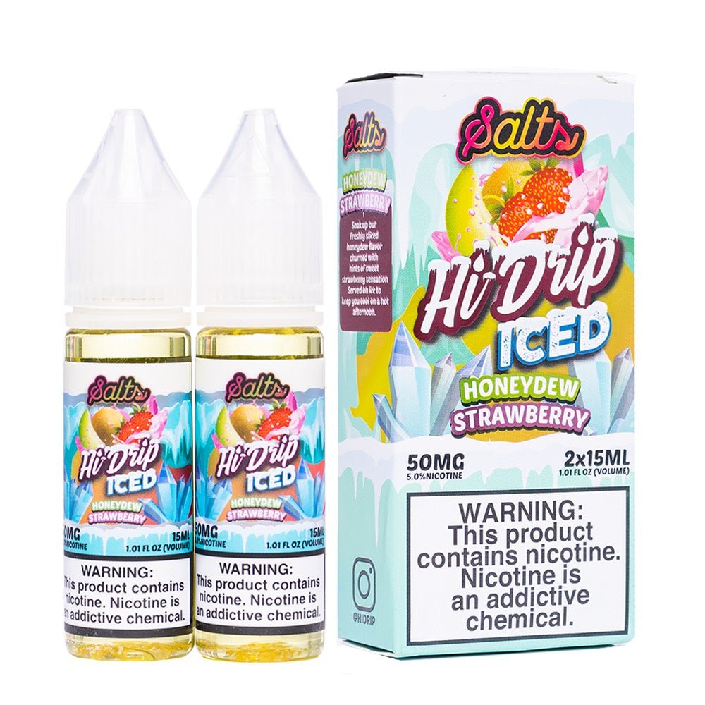 Hi Drip Salts - Dew Berry ICE (Honeydew Strawberry ICED) - 2 x 15ml | Vapors R Us LLC