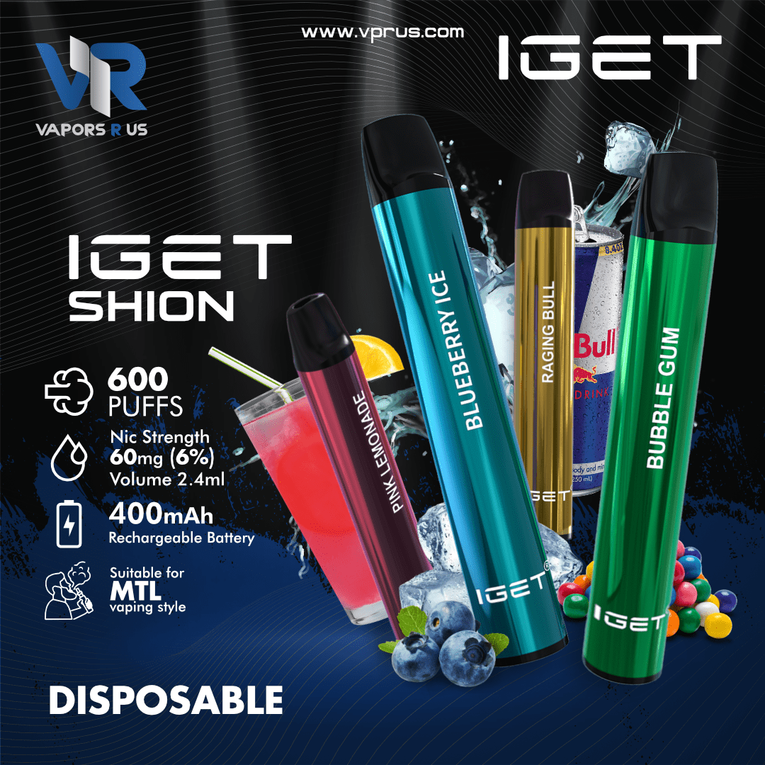 IGET - SHION Disposable Kit (400mAh 2.4ml) | Vapors R Us LLC