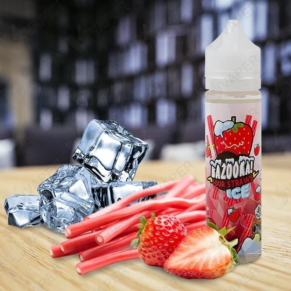 BAZOOKA - SOUR STRAWS - Strawberry on Ice 3mg 60ml | Vapors R Us LLC