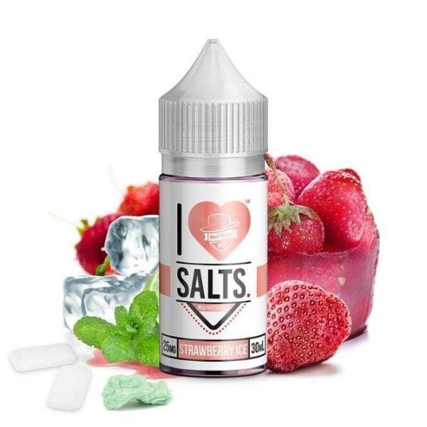 I LOVE SALTS BY MAD HATTER - STRAWBERRY ICE
