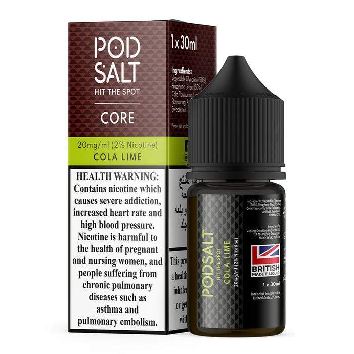 POD SALT CORE - Cola Lime 30ml (20mg - SaltNic) | Vapors R Us LLC
