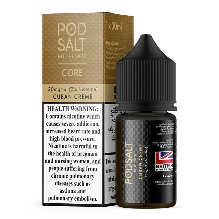 POD SALT CORE - Cuban Crème 30ml 20mg (SaltNic) | Vapors R Us LLC