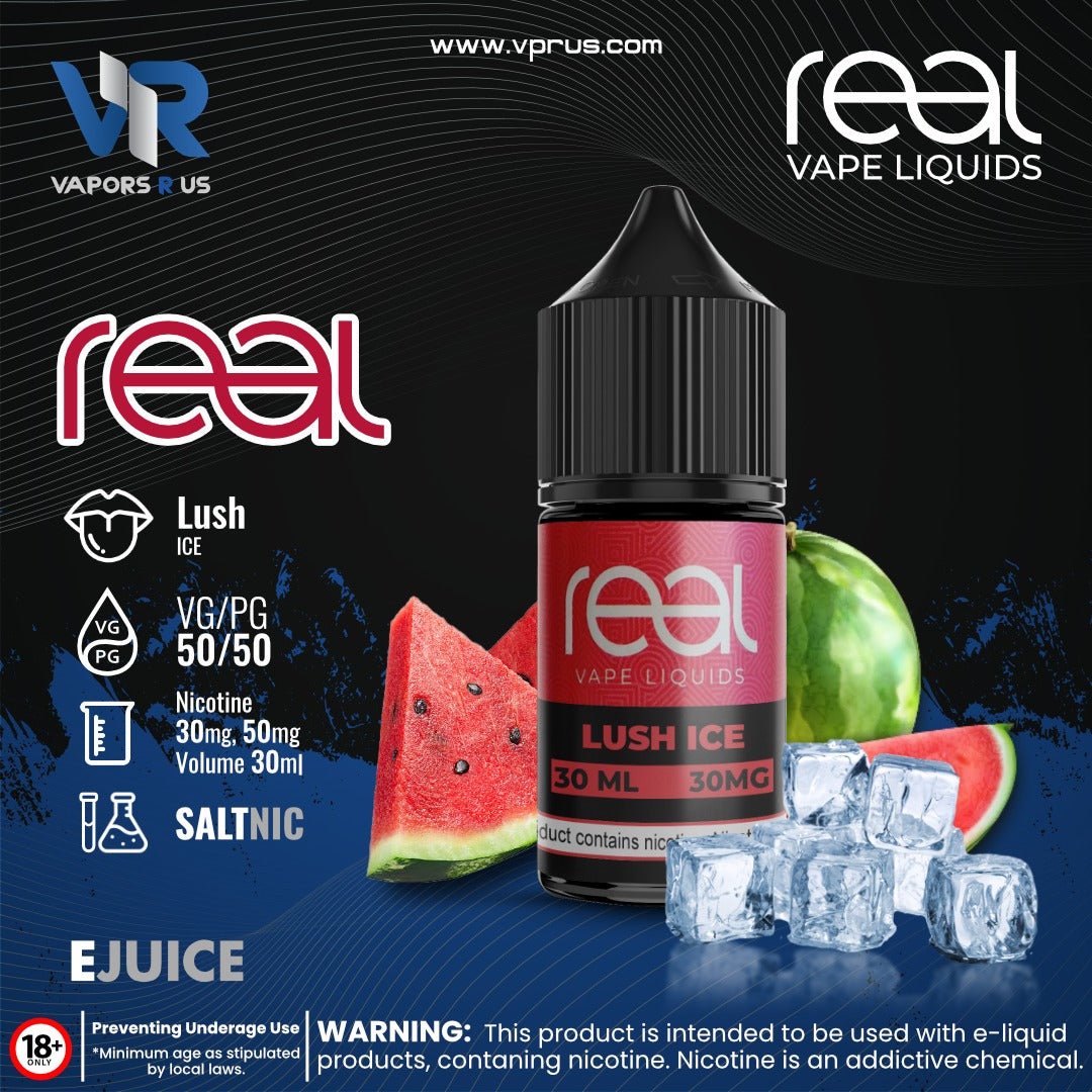 REAL VAPE - Lush Ice 30ml (SaltNic) | Vapors R Us LLC