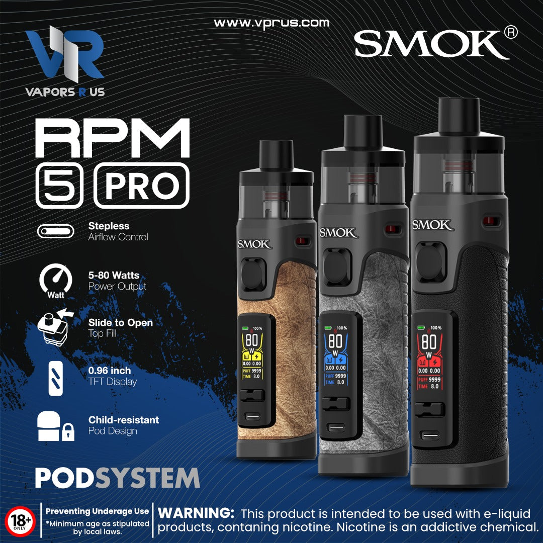 SMOK - RPM 5 PRO Pod System Kit 80W