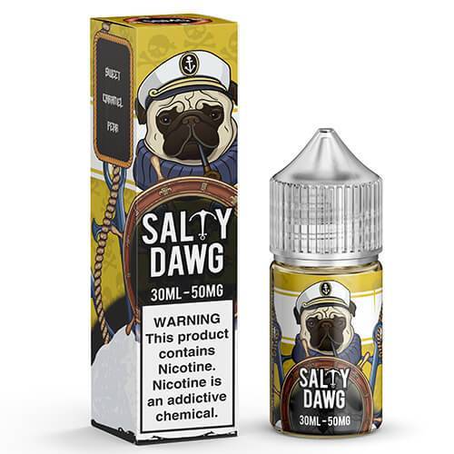 SALTY DAWG SALTS - Yellow (Sweet Caramel Pear) 30ml | Vapors R Us LLC